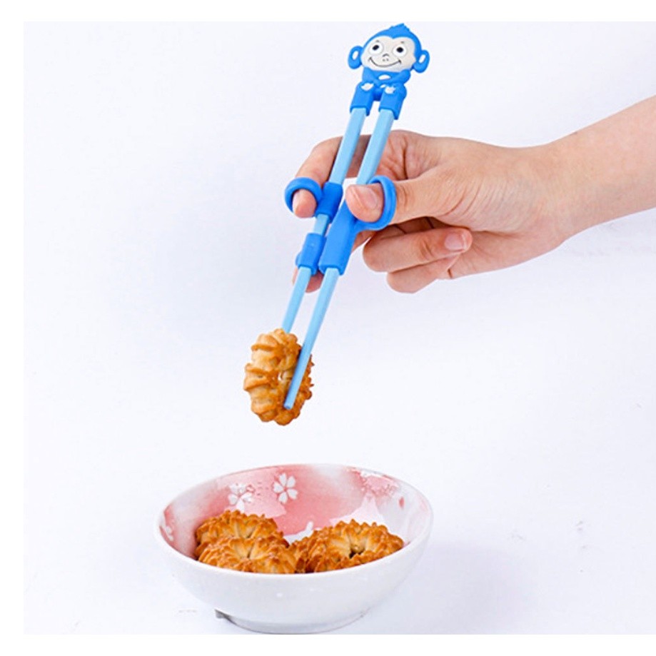 Silicone World 1 Set Silicone Kids Holding Chopsticks Correcting Ring Auxiliary Learning Training硅胶手指套儿童训练筷手(2772L) - Image 5