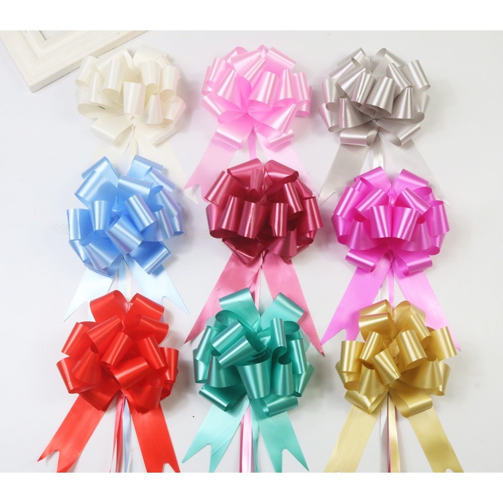 1pc Large Ribbon Pull Bows Pull Bows Gift Knot Ribbon Gift Pull Bows Large Pull Bow with Ribbon Pull Bows手拉花(2751L) - Image 2