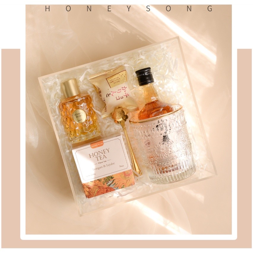 88g Honey Glass Bottle With Lids Cute Wedding Gift Favour For Mini Honey Jar Luxury 蜂蜜伴手礼(2766L) - Image 9