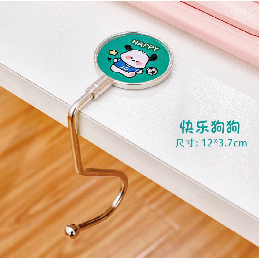Metal Load-bearing Table Side Hook Metal Portable Hanging Desk Bag Hook Handbag Hanger Foldable可移动挂钩(146-2881L) - Image 16