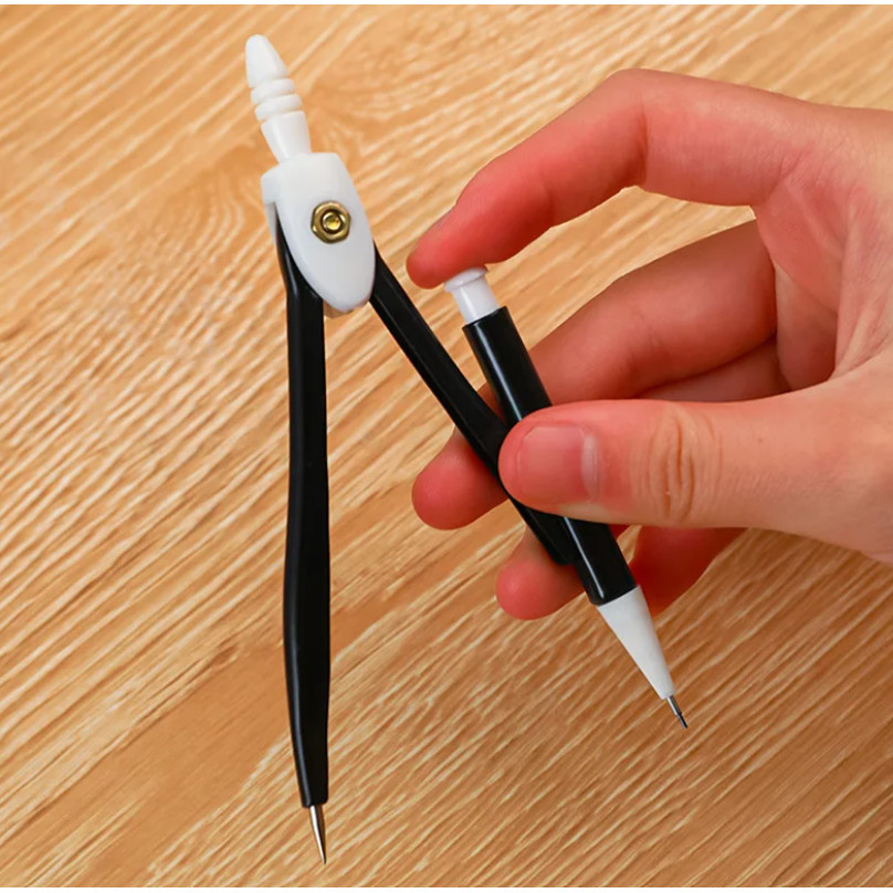 Brief Pratical Pfofessional Compass Set School Office Drawing Maths Geometry Learning Tools Students简约考试圆规套装(481-2878L) - Image 9