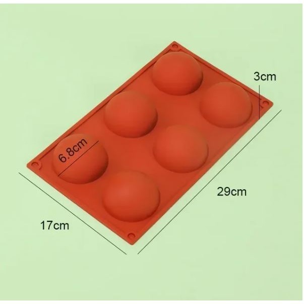 4/6/15/18/24 Round Half Sphere Silicone Chocolate Mold Set Candle Mold For Baking Pastry Bakeware Cake Tool(2851L) - Image 7