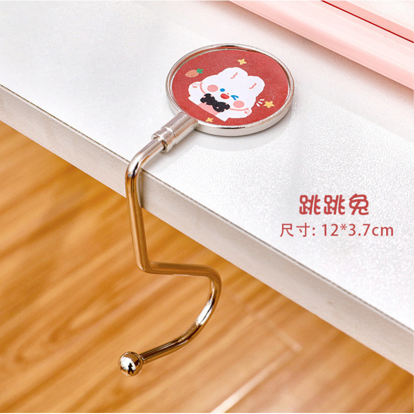Metal Load-bearing Table Side Hook Metal Portable Hanging Desk Bag Hook Handbag Hanger Foldable可移动挂钩(146-2881L) - Image 17