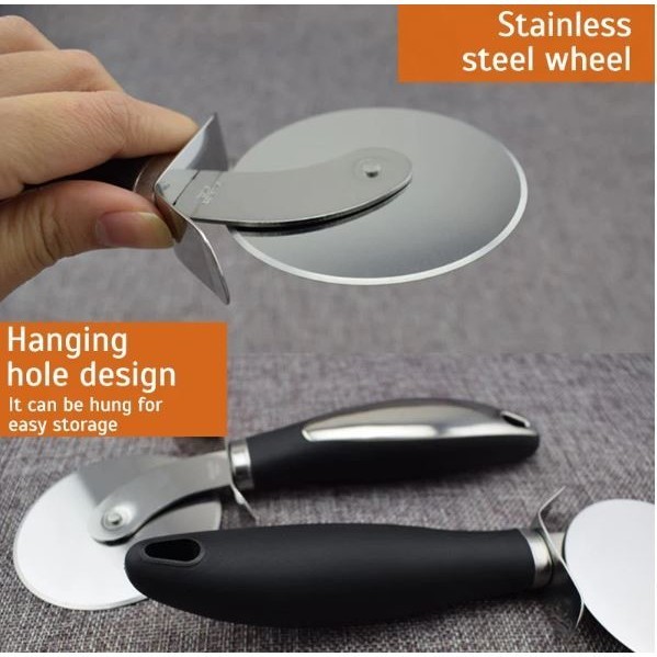 Stainless Steel Pizza Cutter Professional Pizza Cutter Wheel With Anti-Slip Handle For Pizza Waffles Baking Acces(2475L) - Image 9