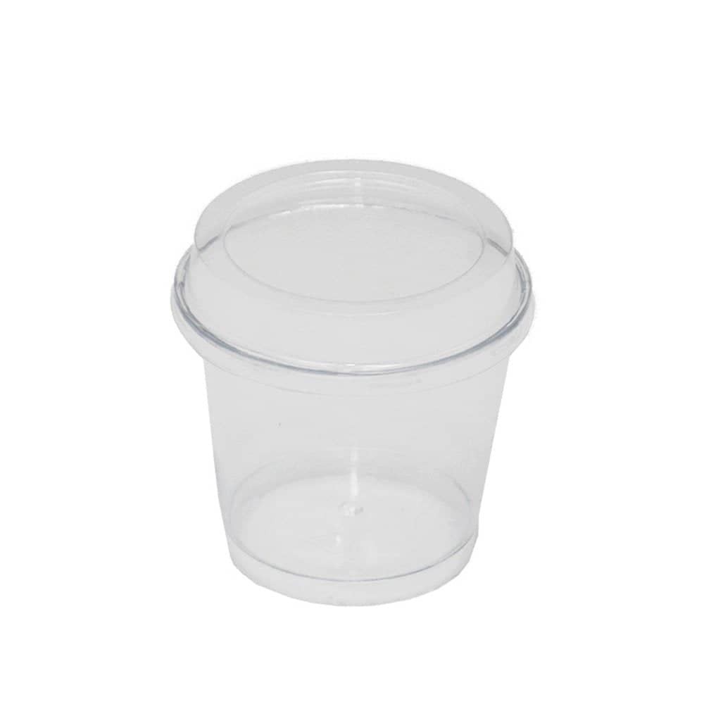 10pcs 200ml Disposable Dessert Cups with Lids Transparent Plastic Cafe Cup Multi-Use Ice Cream Container (2863L) - Image 7