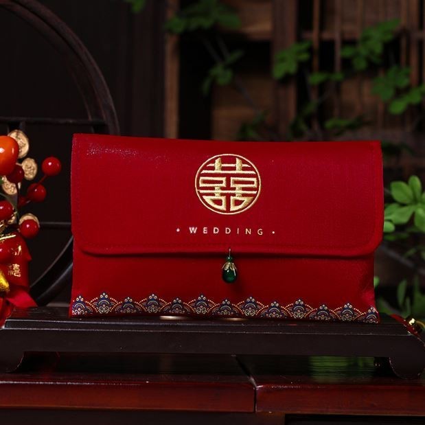 Red Envelope Delicate Large Capacity Fabric Art Tassel Design Chinese Style Wedding Lucky Pocket for Friends (2829L) - Image 9