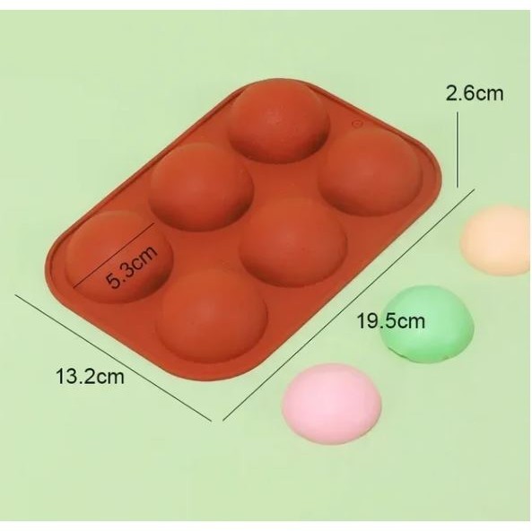 4/6/15/18/24 Round Half Sphere Silicone Chocolate Mold Set Candle Mold For Baking Pastry Bakeware Cake Tool(2851L) - Image 6