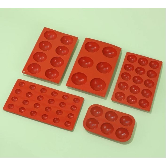 4/6/15/18/24 Round Half Sphere Silicone Chocolate Mold Set Candle Mold For Baking Pastry Bakeware Cake Tool(2851L) - Image 4