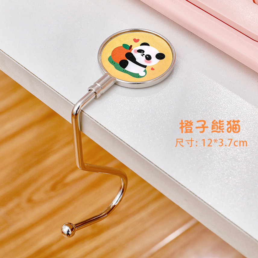 Metal Load-bearing Table Side Hook Metal Portable Hanging Desk Bag Hook Handbag Hanger Foldable可移动挂钩(146-2881L) - Image 13