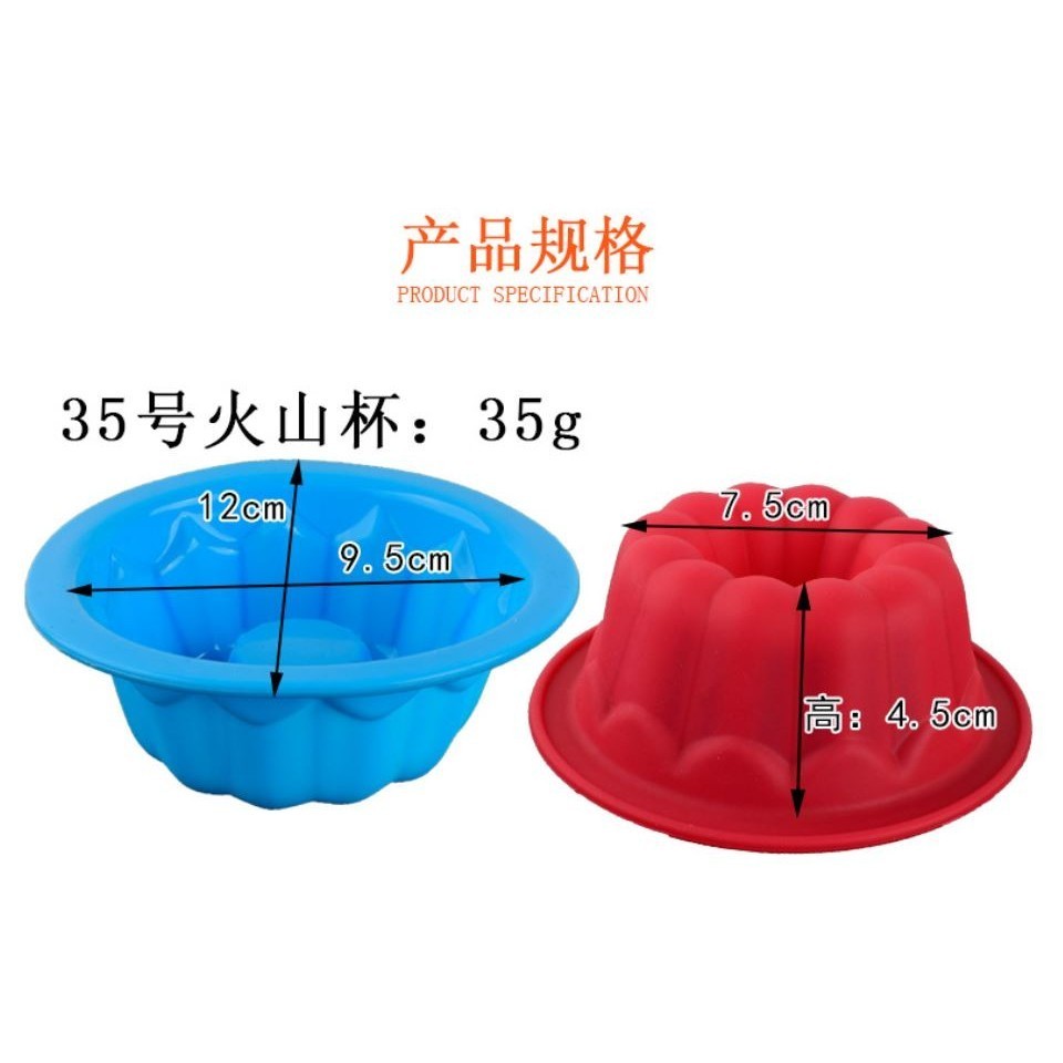 Silicone Bundt Cake Mold Non-stick Fluted Cake Baking Mold Pumpkin Cake Pan Fancy Round Donut Baking Mould(2852L) - Image 7
