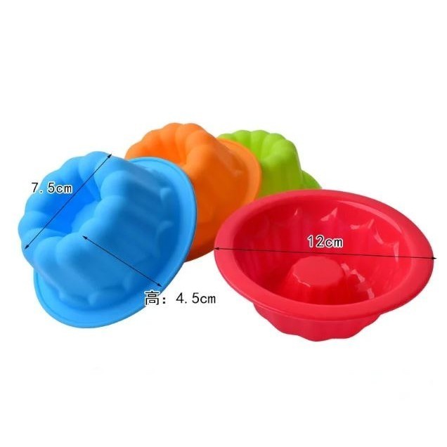 Silicone Bundt Cake Mold Non-stick Fluted Cake Baking Mold Pumpkin Cake Pan Fancy Round Donut Baking Mould(2852L) - Image 8