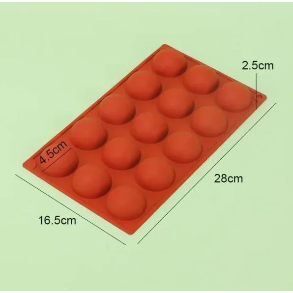 4/6/15/18/24 Round Half Sphere Silicone Chocolate Mold Set Candle Mold For Baking Pastry Bakeware Cake Tool(2851L) - Image 8