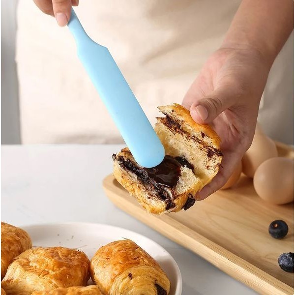 Silicone Long Scraper Color Cream Long Knife Scraper Cake Making Small Accessories Silicon Spatula Baking Tools (2848L) - Image 2