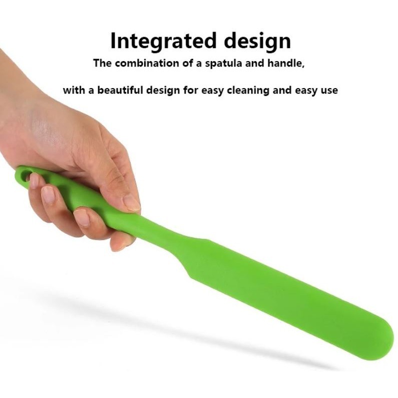 Silicone Long Scraper Color Cream Long Knife Scraper Cake Making Small Accessories Silicon Spatula Baking Tools (2848L) - Image 5