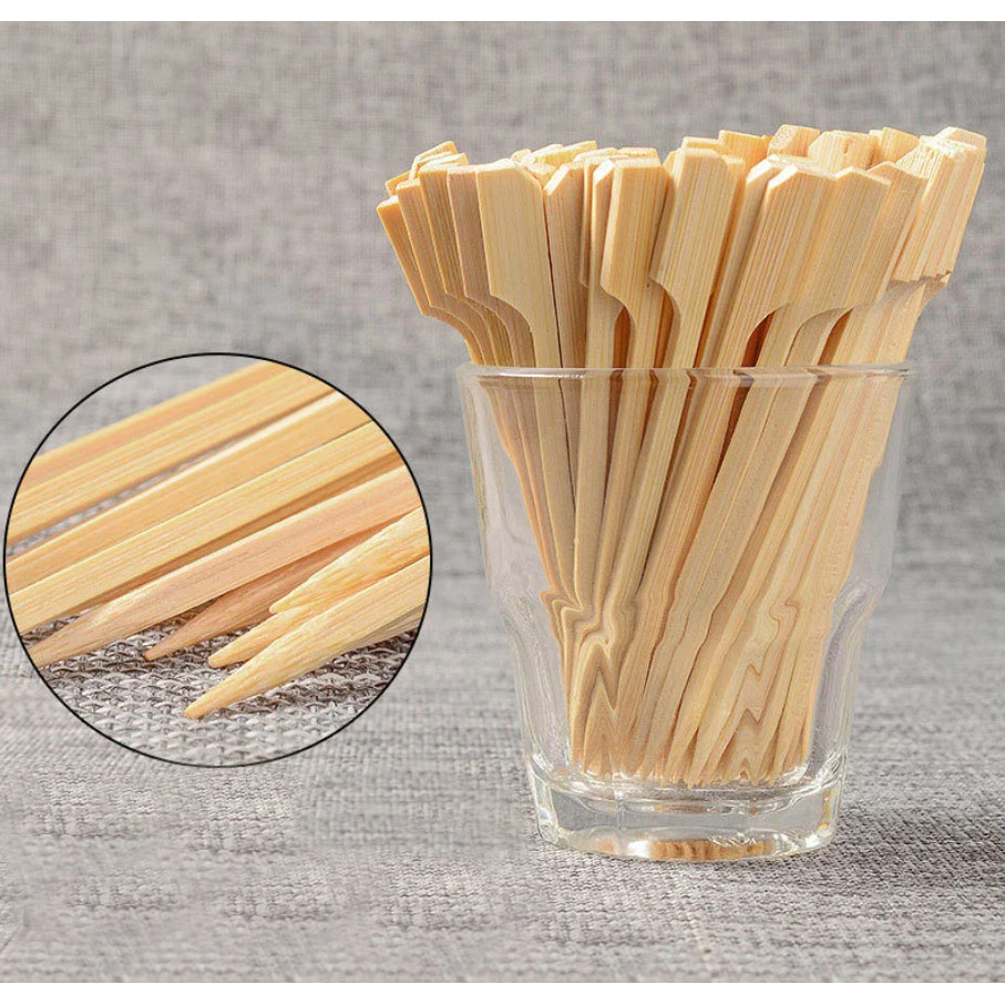 20pcs Guandong cooking bamboo skewers spicy hot barbecue skewers iron cannon skewers with handles(2790L) - Image 10
