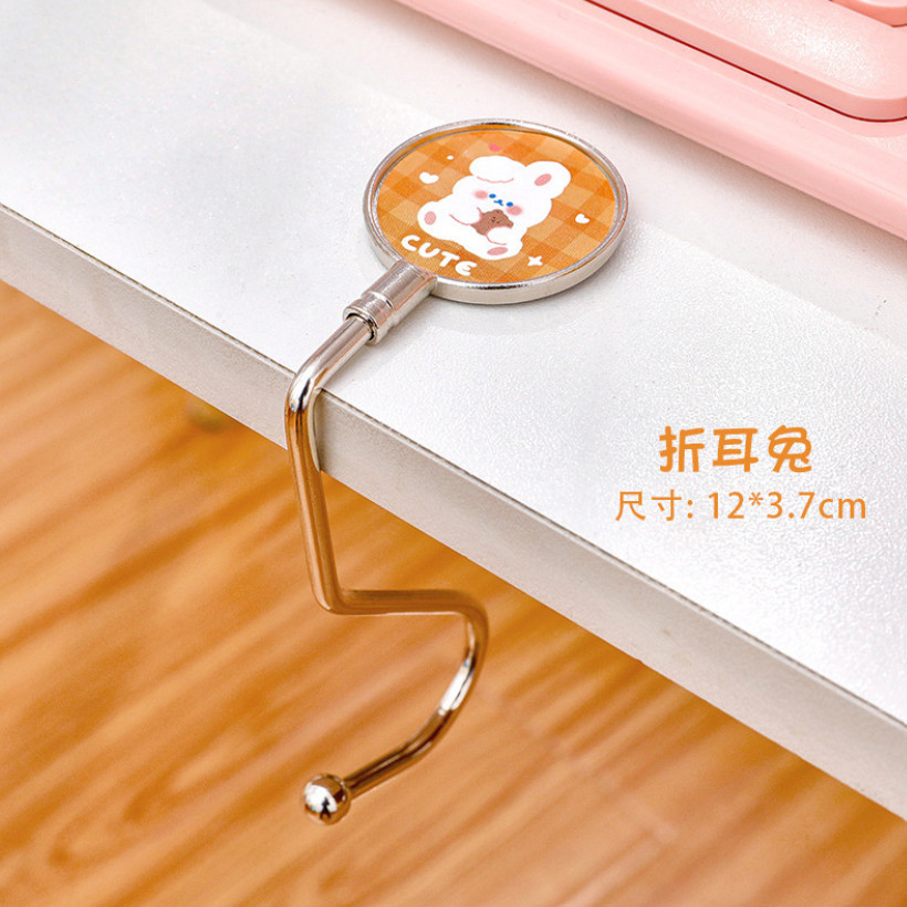 Metal Load-bearing Table Side Hook Metal Portable Hanging Desk Bag Hook Handbag Hanger Foldable可移动挂钩(146-2881L) - Image 15