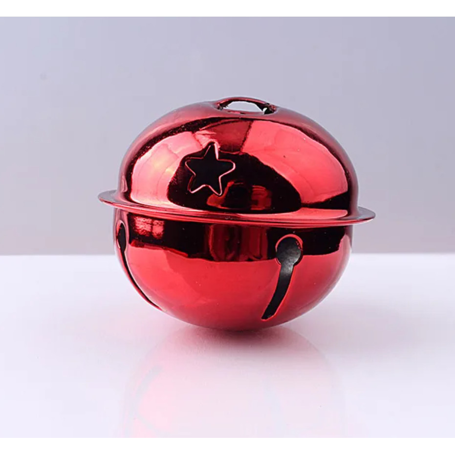 1pcs Five-Point Star Christmas Bells Christmas Jingle Bell With Ribbon Mini Shiny Rattle Bells Christmas tree(2892L) - Image 8