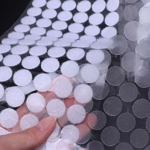 10/20mm Disc Nylon Adhesive Strong Glue Sticker Round Coins Hook and Loop Tape (2910L) - Image 4