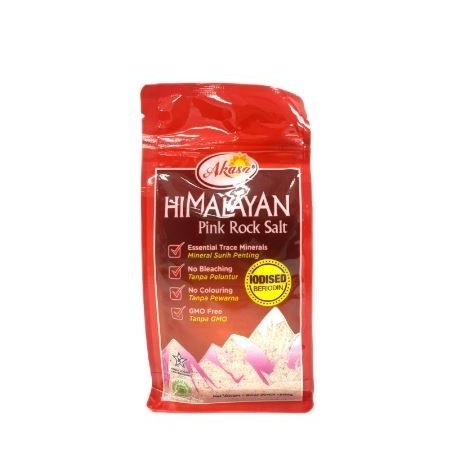 500g Akasa Himalayan Pink Rock Salt (Pouch) (2895L) - Image 2