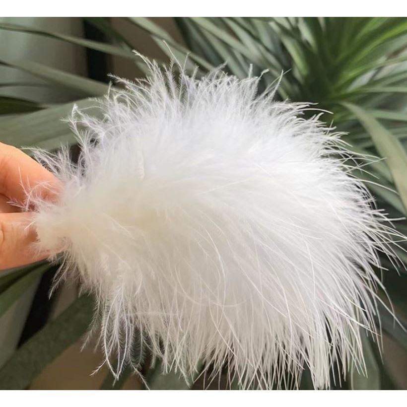 2pcs Fairy White Feather Hair Clip Headdress Wedding For women Girls Daily Personality Sweet Feather Hair Access(2913L) - Image 5