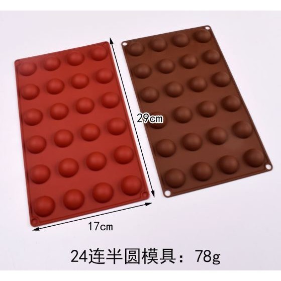 4/6/15/18/24 Round Half Sphere Silicone Chocolate Mold Set Candle Mold For Baking Pastry Bakeware Cake Tool(2851L) - Image 13
