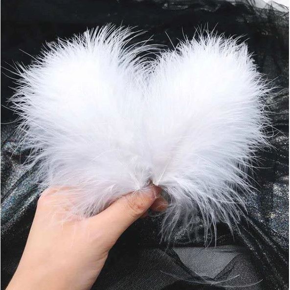 2pcs Fairy White Feather Hair Clip Headdress Wedding For women Girls Daily Personality Sweet Feather Hair Access(2913L) - Image 4