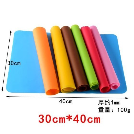 40*30 CM Silikon Backmatte Non Stick Pan Liner Tischset Tisch Protector Küche Gebäck Liner Backen Backformen Mat(2937L) - Image 4