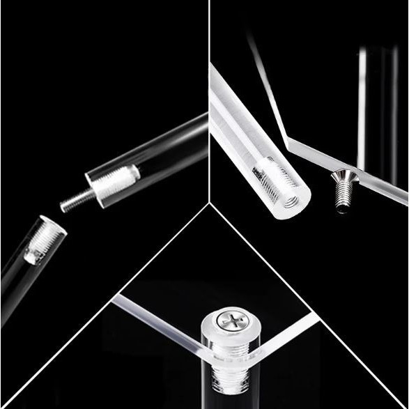 1pc Acrylic Display Stand Transparent Multi-Layer Hand-Done Blind Box Table Ladder Storage Shelf Collection (2887L) - Image 7
