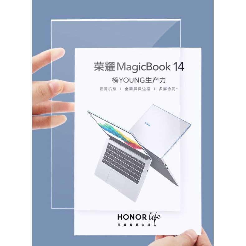 1pc Acrylic Desktop Display Frame Table Card Sign Collection Photo Protection Holder Magnetic Display Stand(2889L) - Image 4