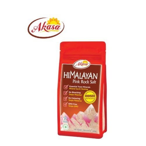 500g Akasa Himalayan Pink Rock Salt (Pouch) (2895L)