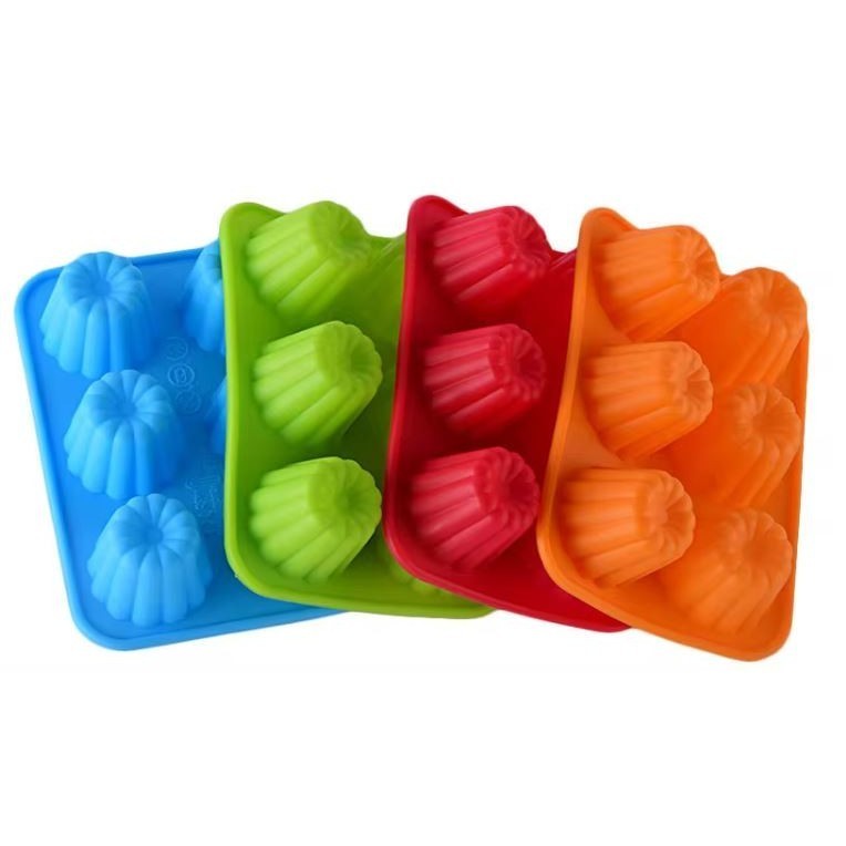 6-Cavity Silicone Cake Mold Creative Baking Cake Dessert DIY Jelly Incense Candle Gypsum Mould Cupcake Access(2929L)