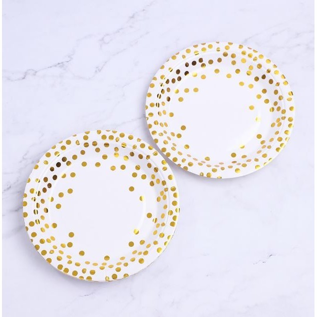 5pcs/pack Dot Disposable Tableware Plates Paper Cups Happy Birthday Party Decor Kids Boy Girl Babayshower Favor(2908L) - Image 12