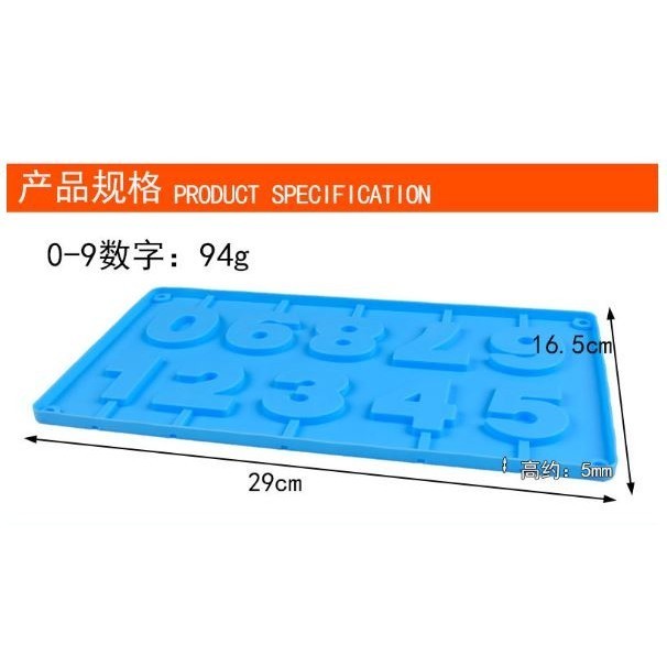 Silicone Chocolate Mold 26 Letter Number 3D Chocolate Baking Tools Non-stick Silicone Cake Mold Jelly DIY(2928L) - Image 5