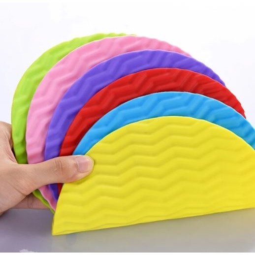1PC New Wavy Lines Silicone Table Pad Round Placemat Drink Cushion Heat Resistant Cup Coaster(2936L) - Image 5