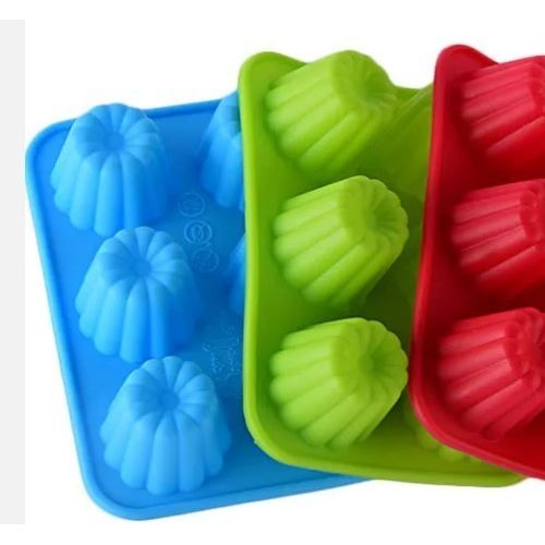 6-Cavity Silicone Cake Mold Creative Baking Cake Dessert DIY Jelly Incense Candle Gypsum Mould Cupcake Access(2929L) - Image 2