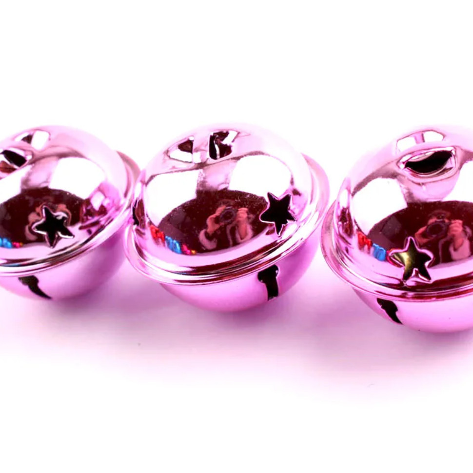 1pcs Five-Point Star Christmas Bells Christmas Jingle Bell With Ribbon Mini Shiny Rattle Bells Christmas tree(2892L) - Image 13