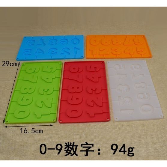 Silicone Chocolate Mold 26 Letter Number 3D Chocolate Baking Tools Non-stick Silicone Cake Mold Jelly DIY(2928L) - Image 15