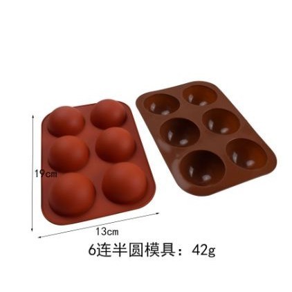 4/6/15/18/24 Round Half Sphere Silicone Chocolate Mold Set Candle Mold For Baking Pastry Bakeware Cake Tool(2851L) - Image 14
