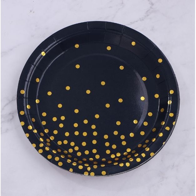 5pcs/pack Dot Disposable Tableware Plates Paper Cups Happy Birthday Party Decor Kids Boy Girl Babayshower Favor(2908L) - Image 9