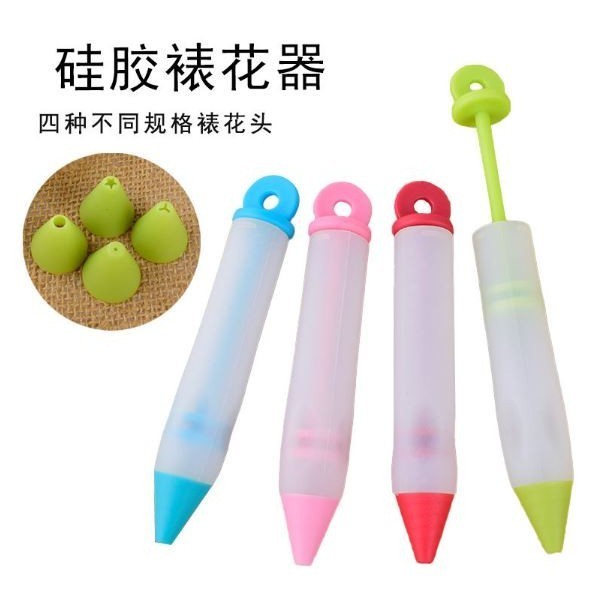 Silicone Food Writing Pen Chocolate Decorating Tools Cream Cup Cake Mold Piping Pastry Cookie Icing Nozzles Acce(2927L) - Image 4