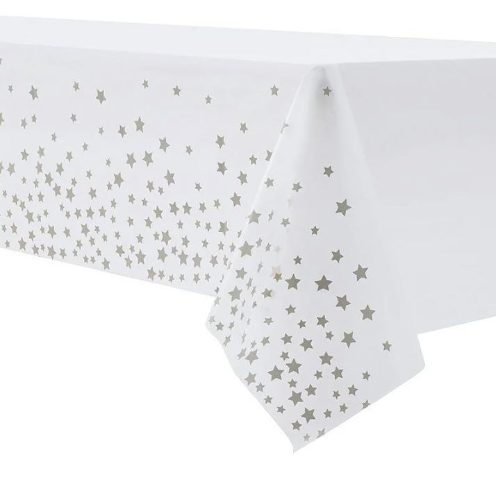137*274cm Disposable Bronzing Five-pointed Star Tablecloth Birthday Party Wedding Decoration Cloth Outdoor (2961L) - Image 4