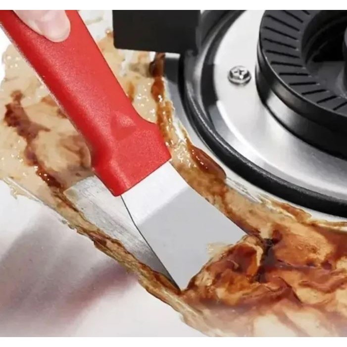 1pc Stainless Steel Straight Curved Shovel Putty Scraper Set Construction Tools Industrial Cleaning Wall Tools(2983L) - Image 5