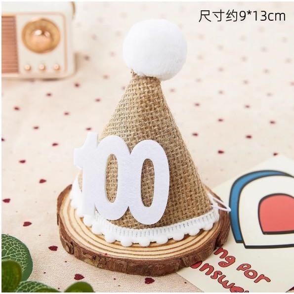 Ins Crown Happy Birthday Hat for Kids Durable Felt Fabric Celebration Headband Decorations Baby Birthday Party(2965L) - Image 7