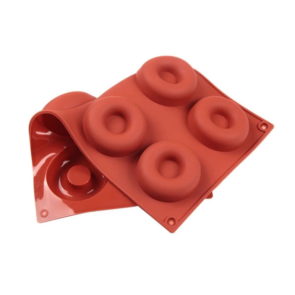 6/8 Holes Donut Silicone Cupcake Baking Mold Cake Pans Biscuit Cookie Doughnut DIY Mold 食品级耐高温硅胶6/8连甜甜圈(3022-335L) - Image 5