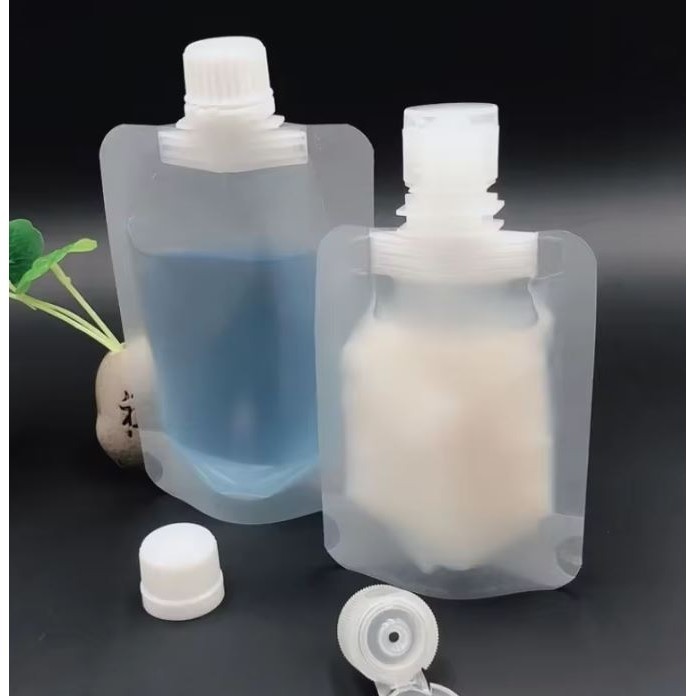 2pcs Travel Lotion Body Wash Shampoo Split Bag 100ml Portable Facial Cleanser Travel Disposable Cosmetic 分装袋 (2991L) - Image 6