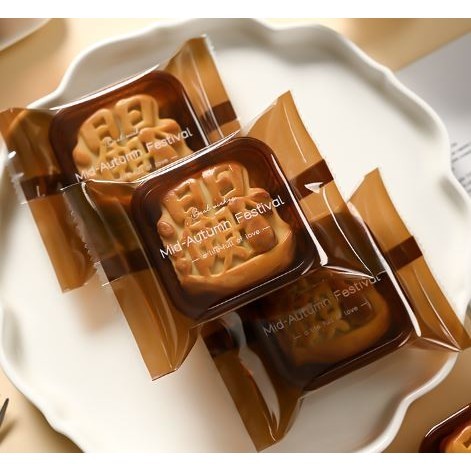 50g~125g Mooncake Packaging Bag 100pc Support Thickened Self Sealing Machine Sealing Bag Hold (3021L) - Image 3