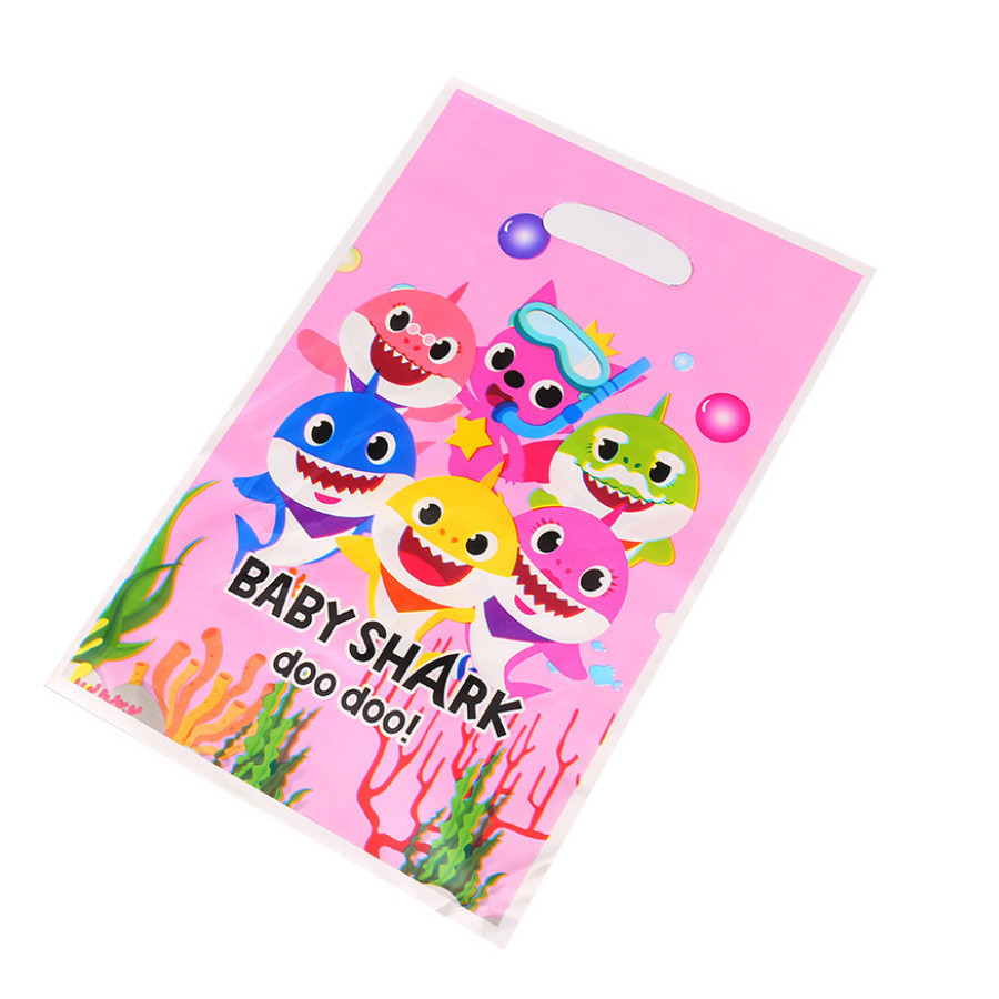10pcs Cute Cartoon Gift Bags Birthday Party Decoration Goody Biscuit Package Candy Kids Gifts for Baby Shower 回礼袋(2968L) - Image 7