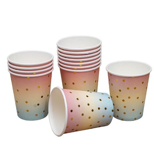 5pcs/pack Dot Disposable Tableware Plates Paper Cups Happy Birthday Party Decor Kids Boy Girl Babayshower Favor(2908L) - Image 14
