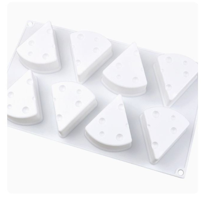Non-Stick Cheese Shaped Cake Mold For Baking Dessert Ring Art Mousse Silicone 3D Mould Silikonowe Mould Tools(3024L) - Image 5