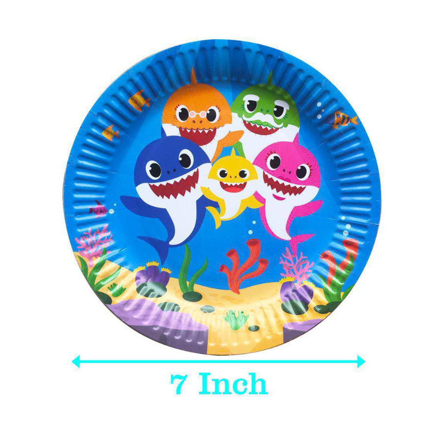 10pcs/lot Birthday Party Decoration Paper Cups Plates Backdrop Tableware For Kids 纸盘派对餐具装饰 (2955L) - Image 13